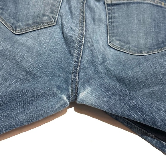 Paige Denim Verdugo Ankle Distressed Light Wash Denim Jeans Slim Leg Women's 29 - Picture 10 of 10